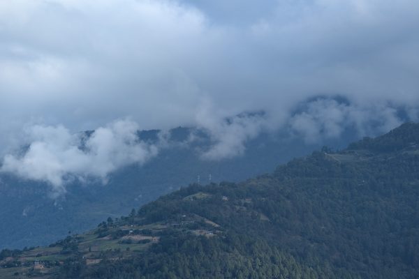 Mountain views at the start